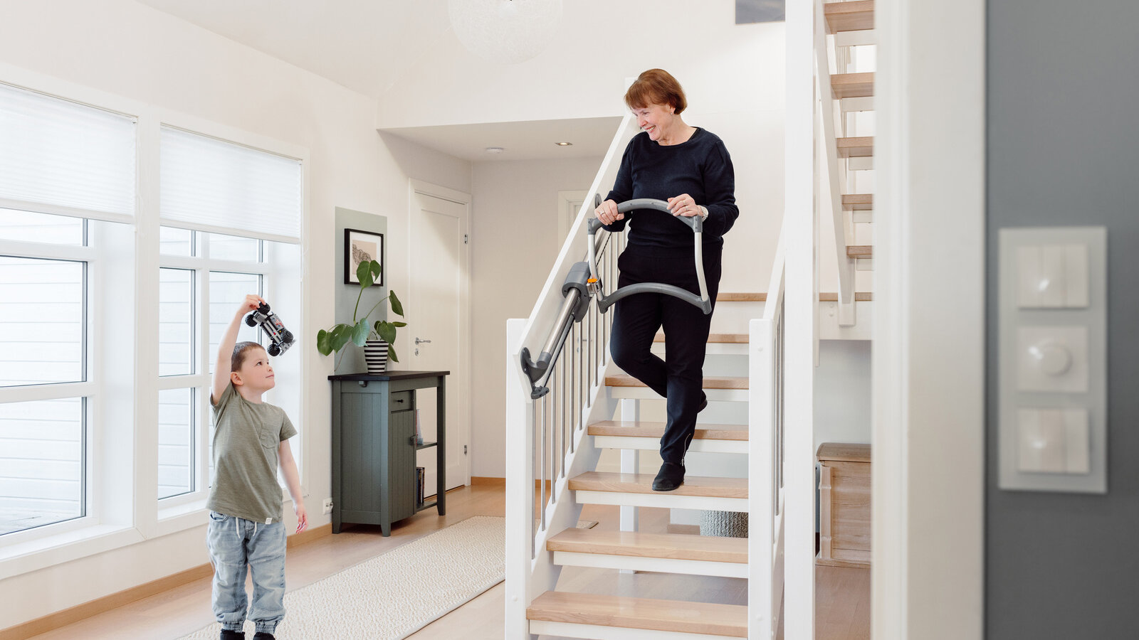 Treppensteigen aus eigener Kraft: Treppen-Assistent Treppenhilfe